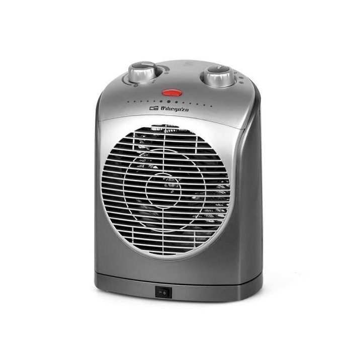 Orbegozo FH 5022 Calefactor Oscilante - Calidez y Confort en Invierno - Funcion Oscilante - Proteccion contra Sobrecalentamiento - Luz Indicadora - Dos Velocidades - Potencia de 2200W