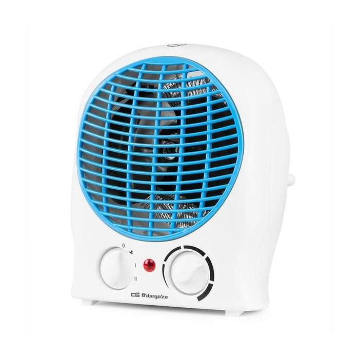 Orbegozo FH 5525 Calefactor Vertical - Potencia de 2000W - Control de Temperatura Ajustable - 2 Potencias - Proteccion contra Sobrecalentamiento - Diseño Elegante