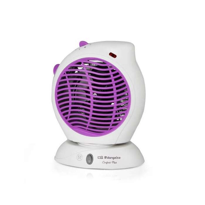 Orbegozo FH 5580 Calefactor Vertical Oscilante - Control de Temperatura Ajustable - Proteccion contra Sobrecalentamiento - Funcion de Calor Instantaneo y Ventilador de Aire Frio