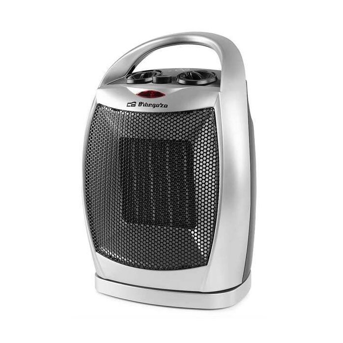 Orbegozo CR 5021 Calefactor Ceramico Oscilante - Potencia 1500W - Termostato Ajustable - Funcion Ventilador - Proteccion Antivuelco y Sobrecalentamiento