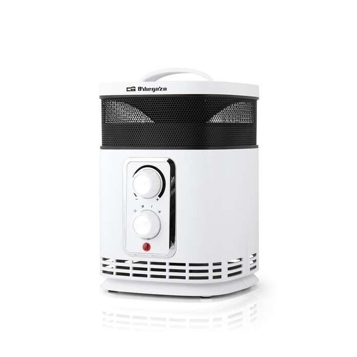 Orbegozo CR 6025 Calefactor Enviroheat - Calefaccion 360° - Potencia 1500W - Diseño Moderno - Termostato Regulable - Modo Ventilador - Seguro y Fiable - 100% Operativo - Indispensable en tu Hogar