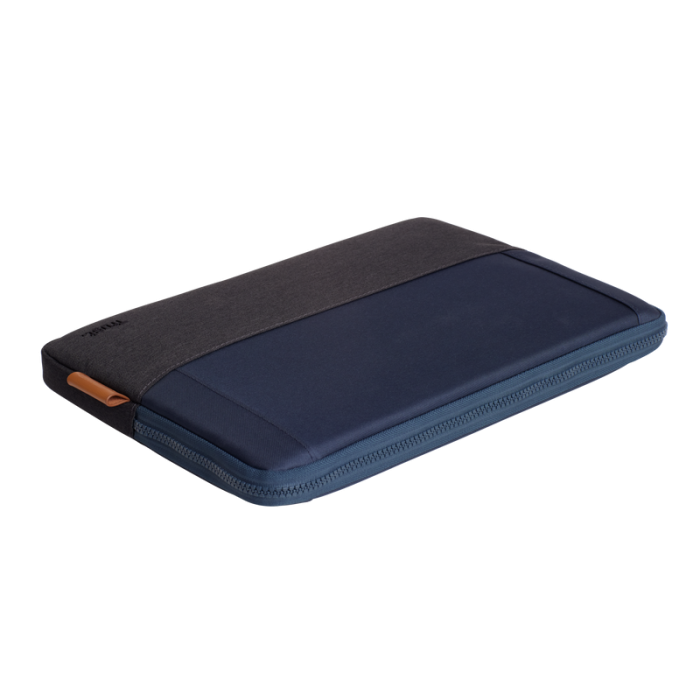 Trust Funda Lisboa para Portatil de 13,3" - Hecha con 3 Botellas de Pet Recicladas - Interior Acolchado - Diseño Elegante y Estilizado