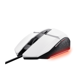 Trust Raton Gaming Iluminado Felox - Velocidad Ajustable 200-6400 PPP - 3 Configuraciones LED Multicolor - 6 Botones Programables