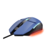 Trust Raton Gaming Iluminado Felox - Velocidad Ajustable hasta 6400 PPP - 3 Configuraciones LED Multicolor - 6 Botones Programables
