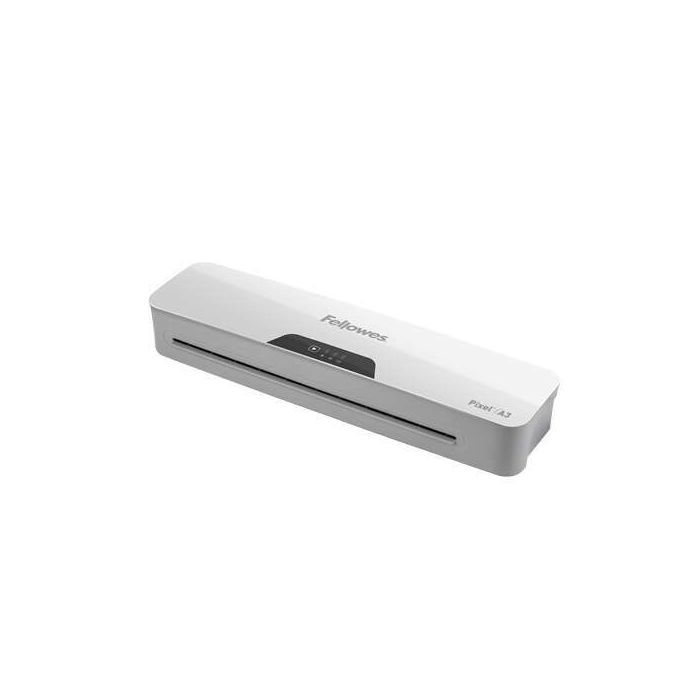 Fellowes Pixel A3 Plastificadora - Calentamiento en 3 Minutos - Adecuado para Fundas de 80 hasta 125 micras - Color Blanco/Gris