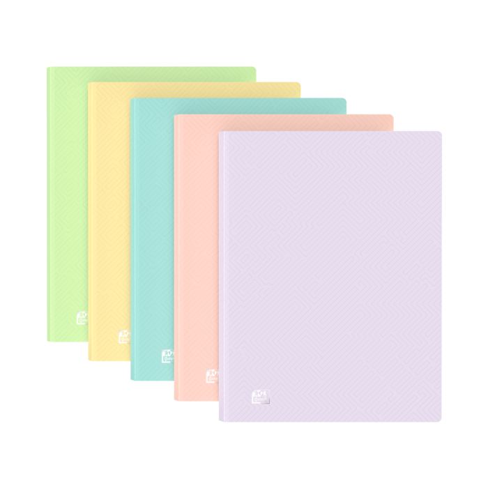 Oxford A4 20F PP TR Past St - Cuaderno de Notas con Tapa Dura - Formato A4 - 20 Hojas - Papel Resistente - Diseño Moderno y Elegante