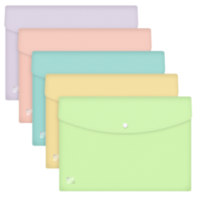 Oxford Broche A4 PP Transparente - Resistente y Duradero - Tamaño Estandar - Facil de Abrir y Cerrar