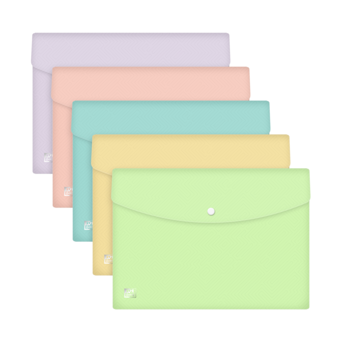 Oxford Broche A4 PP Transparente - Resistente y Duradero - Tamaño Estandar - Facil de Abrir y Cerrar