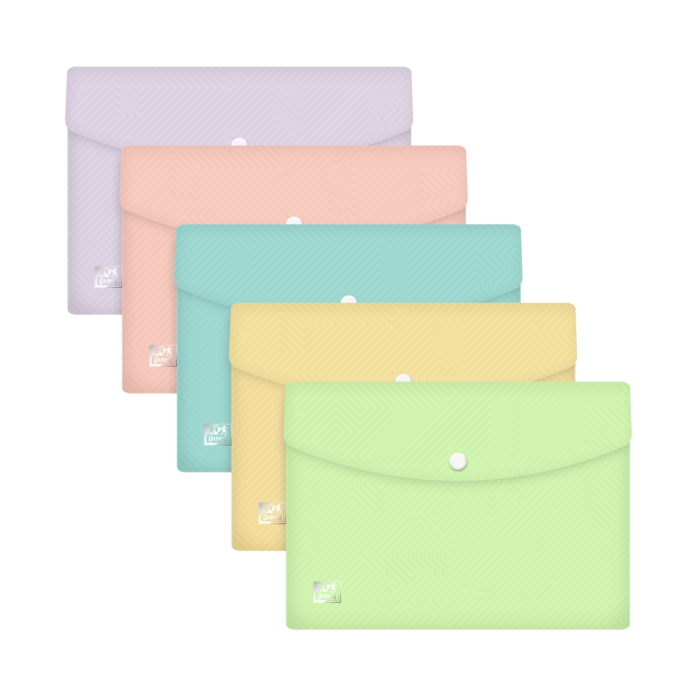 Oxford Broche A5 PP Transparente - Resistente y Duradero - Tamaño Estandar - Transparente - Ideal para Documentos de Tamaño A5