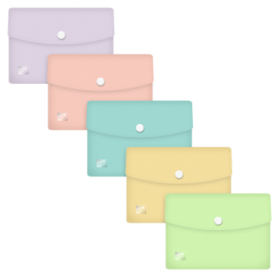 Oxford Broche Oxfurban A6 PP TR Past STD - Resistente y Duradero - Tamaño A6 - Ideal para Organizar Documentos - Colores Pastel