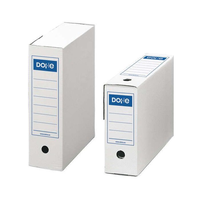Dohe Caja de Carton de Primera Calidad - Montaje Rapido y Facil - Color Blanco