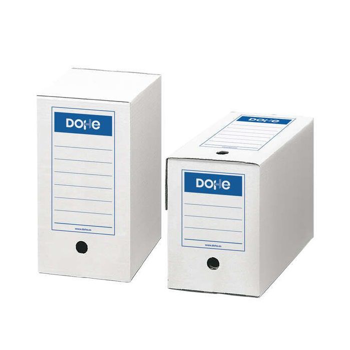 Dohe Caja de Carton de Primera Calidad - Montaje Rapido y Facil - Color Blanco