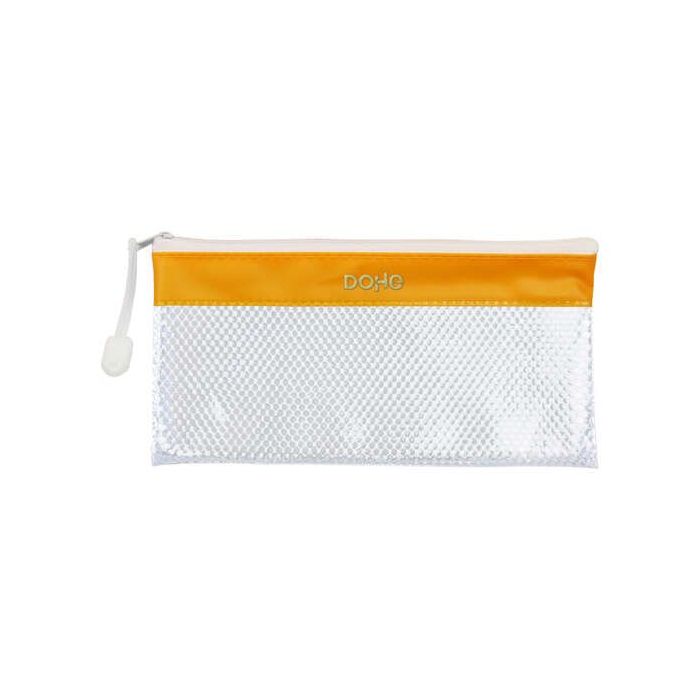 Dohe Bolsa Cremallera PVC - 22x11cm - Resistente al Agua - Ideal para Viajes - Cierre Seguro