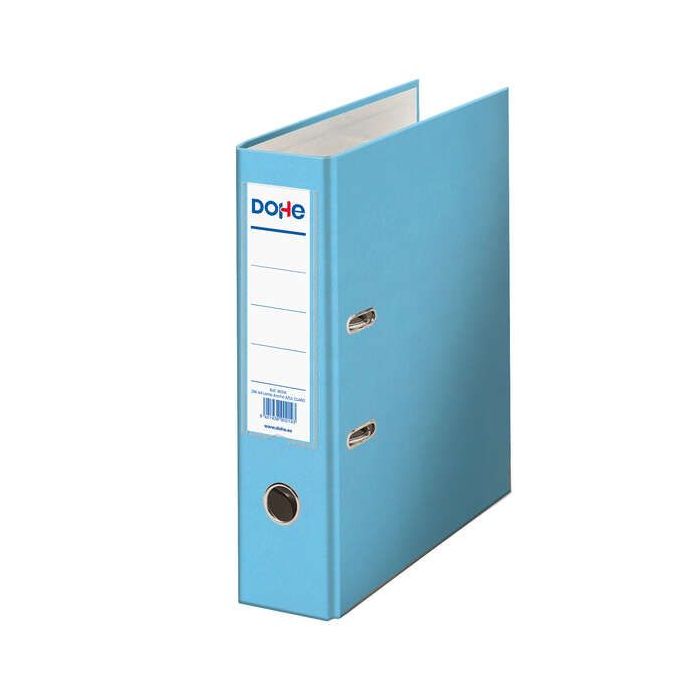 Dohe Archivador en Carton Forrado con Polipropileno - 320mm - Ollao, Rado y Tarjetero en el Lomo - Palanca de Maxima Calidad - Cantoneras Metalicas