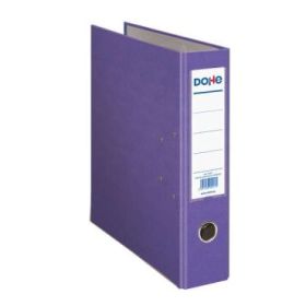 Dohe Archivador en Carton Forrado con Polipropileno - con Ollao y Rado - Tarjetero en el Lomo - Palanca de Maxima Calidad - Cantoneras Metalicas