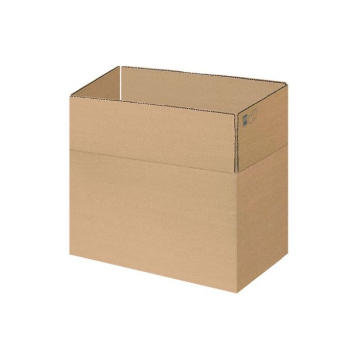 Dohe Cajas de Embalaje de 4 Solapas - Medidas 500x340x310mm - Carton de Canal 3mm - Resistente y Duradero - Ideal para Envios y Almacenamiento