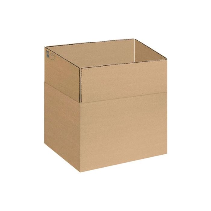 Dohe Cajas de Embalaje de 4 Solapas - Medidas 440x325x420mm - Carton de Canal 3mm - Resistente y Duradero - Ideal para Envios y Almacenamiento