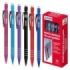 Dohe Portaminas Recargable con Cuerpo de Plastico - Zona Estriada para Agarre - Clip Metalico - Pulsador con Goma de Borrar - Punta de Plastico - para Minas de 0.5mm