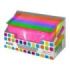 Dohe Expositor de 20 Portatodos Planos de PVC Transparente Fluorescente - Colores Surtidos