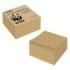 Dohe Cubos de Notas Reposicionables en Papel Kraft de 75gr - Adhesivo Potente - Ideal para Recordatorios