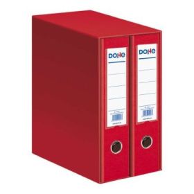Dohe Archivador de Carton Forrado con Polipropileno Tamaño A4 Lomo Ancho - Cantoneras Metalicas - Ollao - Rado - Palanca de Maxima Calidad