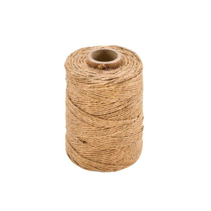 Dohe Bobina de Cuerda de Yute - 160 Metros - 3 Cabos - 200g - Especial para Paqueteria