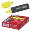 Dohe Marcadores Fluorescentes - Punta Biselada de 1-5mm - Clip en la Capucha - Apto para Todo Tipo de Papel - Color Amarillo