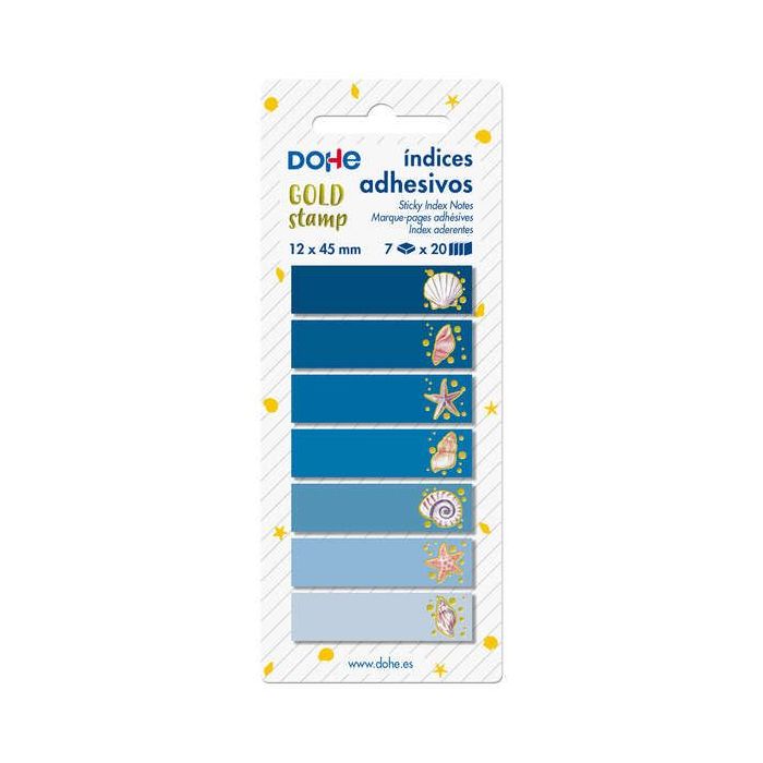 Dohe Pack de 6 Marcapaginas Fluorescentes Pastel - Colores Surtidos
