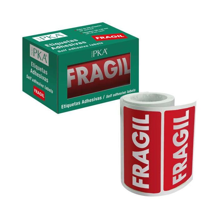 Dohe Rollo de 200 Etiquetas Adhesivas Pre-Impresas - 100x50mm - Ideal para Expedicion de Paquetes
