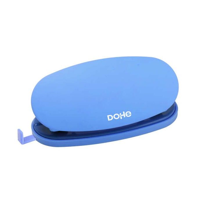 Dohe Taladro de Sobremesa con Tacto Soft Touch - Taladra hasta 16 Hojas - Diseño Ergonomico - Facil de Usar