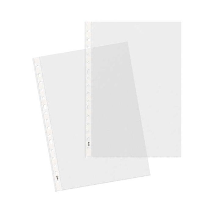 Dohe 100 Fundas Multitaladro con 16 Perforaciones - 100mm - Polipropileno Rugoso