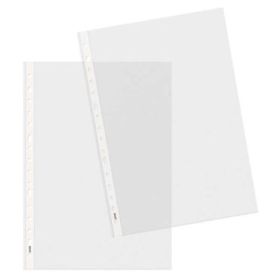 Dohe 100 Fundas Multitaladro con 16 Perforaciones - 100x100mm - Polipropileno Rugoso