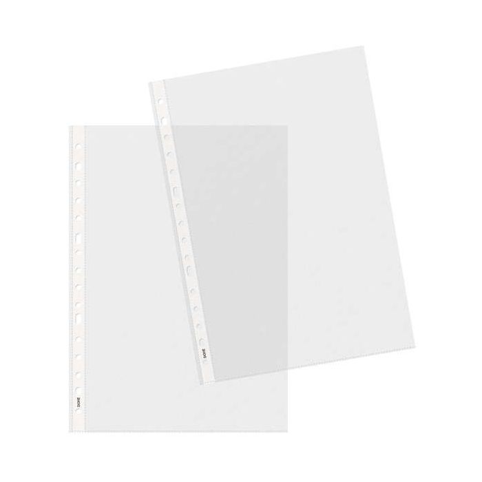 Dohe 100 Fundas Multitaladro con 16 Perforaciones - 100x100mm - Polipropileno Rugoso