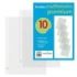 Dohe 10 Fundas Multitaladro Premium con 16 Perforaciones - 220x310mm - Polipropileno Rugoso
