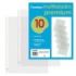 Dohe 10 Fundas Multitaladro Premium con 16 Perforaciones - Polipropileno Rugoso