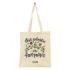 Dohe Totebag de Algodon Reciclado y Organico - 220gr - Asas Largas - Sostenible y Respetuoso con el Medio Ambiente - Ideal para Uso Diario