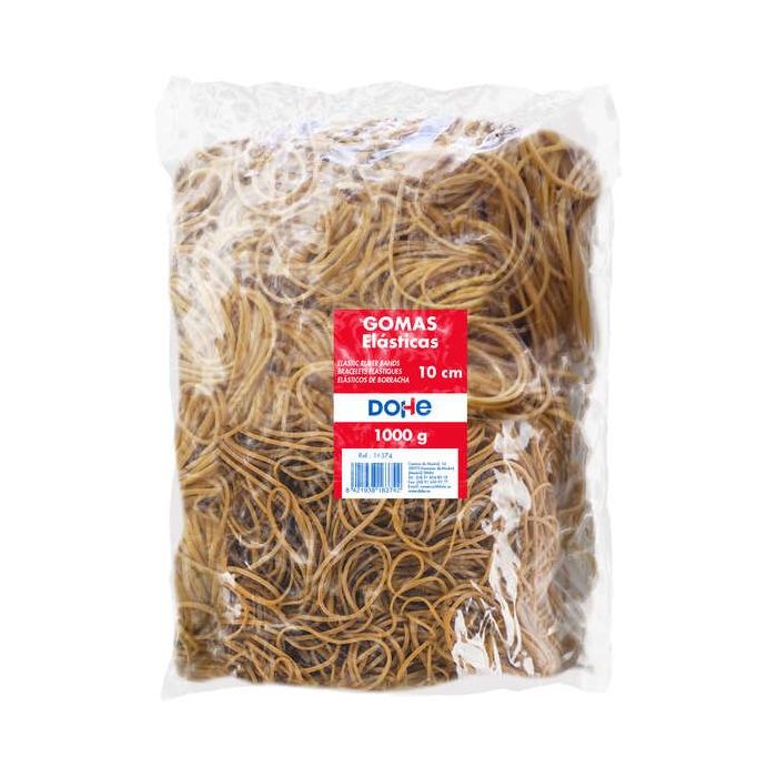 Dohe Gomas de Latex - Longitud 10cm - Gran Resistencia y Elasticidad - Bolsa de 1 Kg