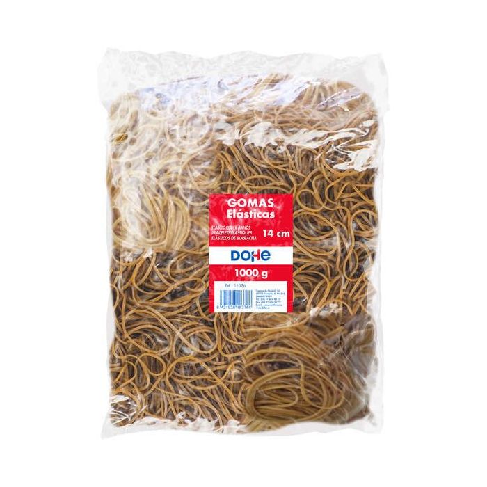 Dohe Gomas de Latex - Longitud 14cm - Gran Resistencia y Elasticidad - Bolsa de 1 Kg