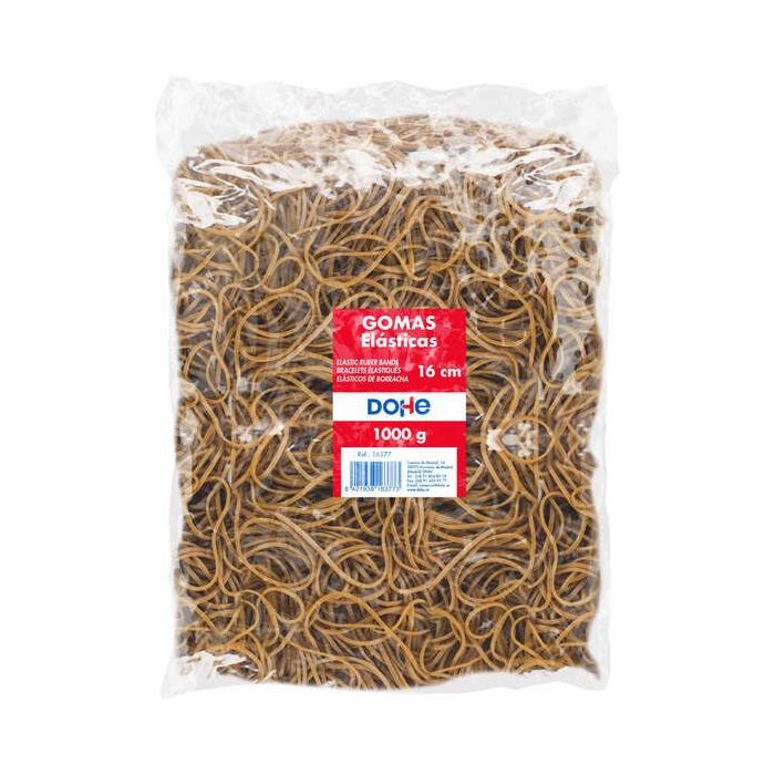 Dohe Gomas de Latex - Longitud 16cm - Gran Resistencia y Elasticidad - Bolsa de 1 Kg