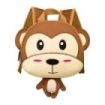 Dohe Mochila Animada para Niños - Material Neopreno y Poliester - Compartimento Principal con Cremalleras - Bolsillo Interior - Tirantes Reforzados - Asa Superior