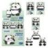 Dohe Expositor de 24 Gomas de Borrar Diseño Panda - Fabricada en PVC - Suave y Agradable Tacto - Envasadas Individualmente