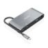 Aisens USB-C Dock 8 en 1 - USB-C a 1xHDMI - 1xVGA - 1xRJ45 - 2xUSB-A - 2xUSB-C 5G - 1xUSB-C PD - 20cm - Color Gris