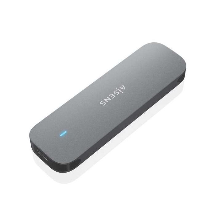 Aisens Caja Externa M.2 (NGFF) ASM2-006Gry SATA a USB3.1 GEN1 - Color Gris