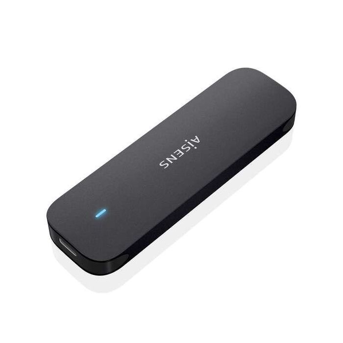 Aisens Caja Externa M.2 (NGFF) ASM2-024B NVMe a USB3.2 GEN2 - Color Negra