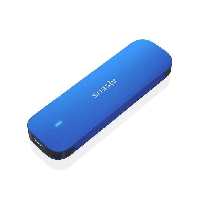 Aisens Caja Externa M.2 (NGFF) ASM2-026Blu NVMe a USB3.2 GEN2 - Color Azul