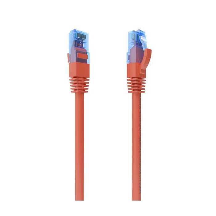 Aisens Cable de Red Latiguillo RJ45 Cat.6 UTP AWG26 CCA - 25cm - Color Rojo