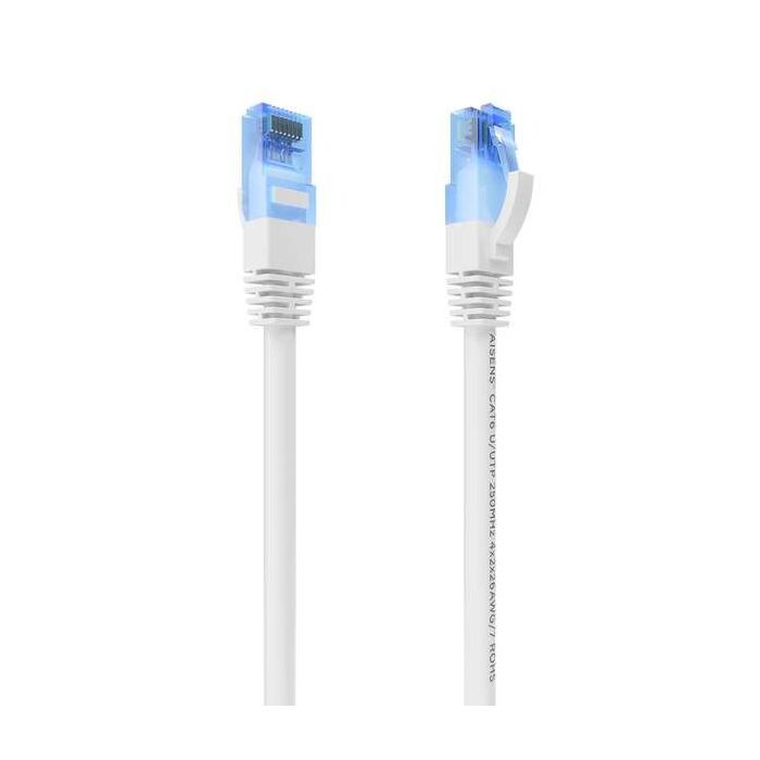 Aisens Cable de Red Latiguillo RJ45 Cat.6 UTP AWG26 CCA - 4.0m - Color Blanco