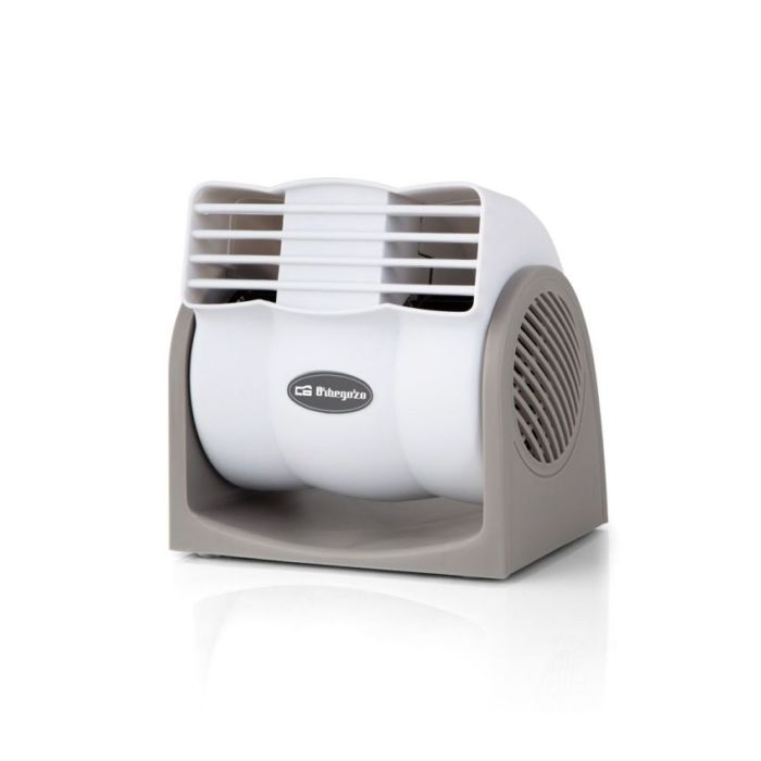 Orbegozo TM 1915 Ventilador de Sobremesa - Base Estable y Rejilla de Proteccion - 2 Velocidades de Ventilacion - Cabezal Multi Orientable - Potencia 28W