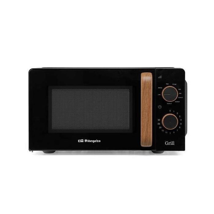 Orbegozo MIG 2140 Microondas Multifuncion - Capacidad 20L - Potencia 700W - Grill 900W - 5 Niveles de Potencia - Funcion Descongelacion - Temporizador 30min