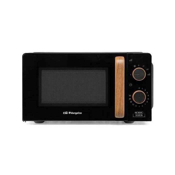 Orbegozo Mi 2120 Microondas - Capacidad 20L - Potencia 700W - 6 Niveles de Potencia - Temporizador 30min - Descongelacion